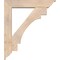 Ekena Millwork Merced Traditional Smooth Bracket w/ Offset Brace, Douglas Fir, 7 1/2"W x 38"D x 44"H BKT0806X38X44MRC01SDF - alternate 4
